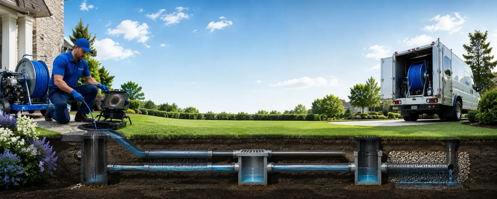 Outdoor drain cleaning information for Trinity Center, CA